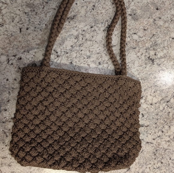 The Sak Woven Shoulder Bag With Braided Strap - Picture 1 of 7
